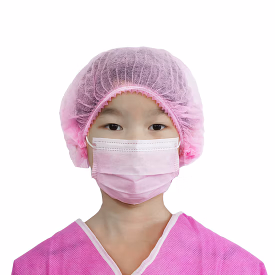 Bulk Hot Sell White Color Adjustable Disposable Earloop Bear Shape 3D Kids Face Mask