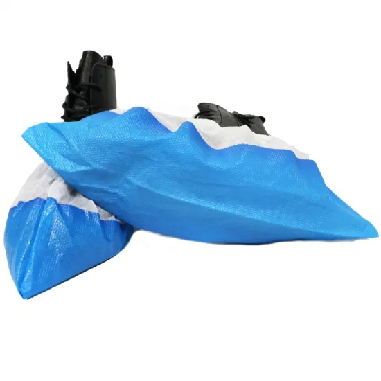 High Quality PP+CPE Coated Waterproof Nonwoven Shoe Cover